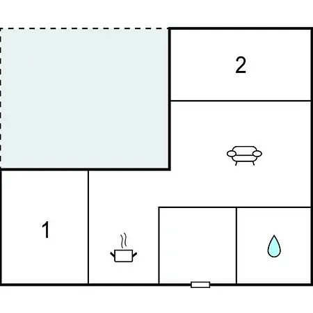 1 Bedroom Pet Friendly In Ferienhaus *